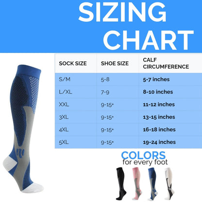 Fashinoza Compression Socks For Women Athletic Support