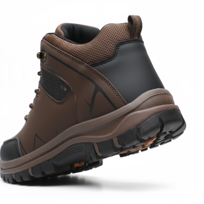 Men's Retro Hiking Boots Comfort Breathable Waterproof Anti-Slip Outdoor Camping Work Shoes