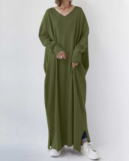 Women's Long Sleeve Winter Dress Oversized