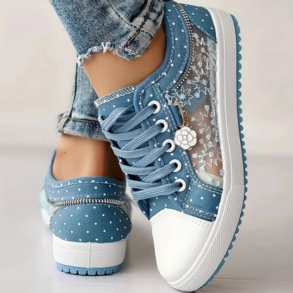 Women's Low- Sneakers Tie-Front