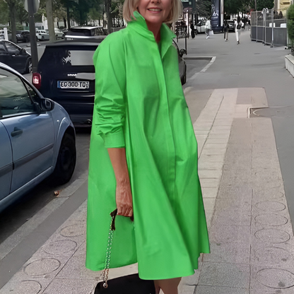 Women's Polo Dress Cotton Casual