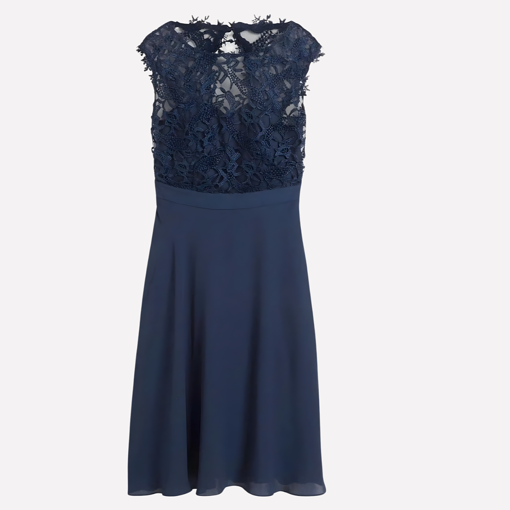 Women's Lace Mini Dress - Fashinoza