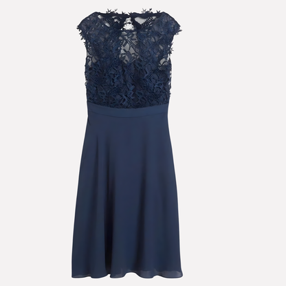 Women's Lace Mini Dress - Fashinoza