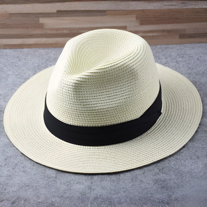 Panama Straw Sun Hat - Fashinoza