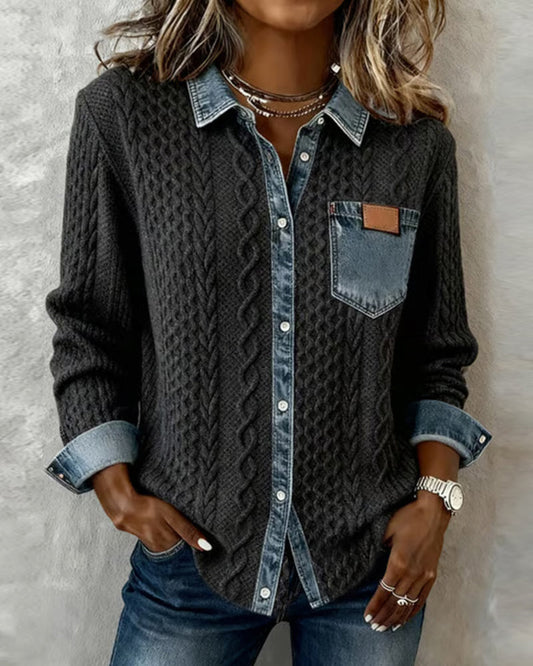 Women's Long Sleeve Shirt - Fashinoza