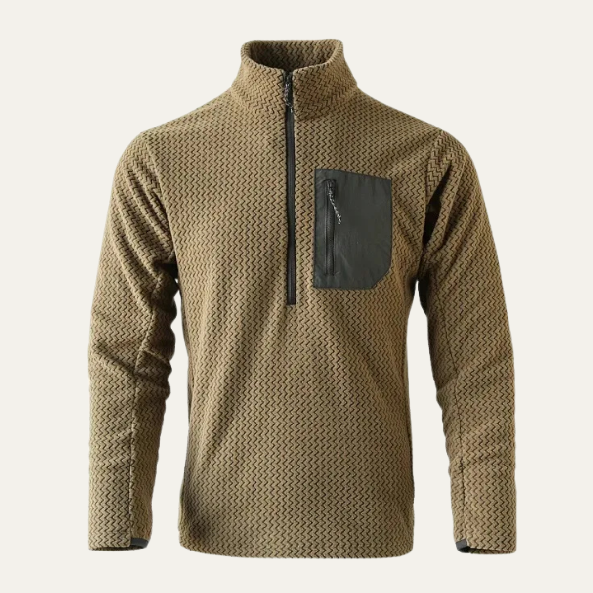 Warwick Men's Wavy Sweater Chest Pocket - Fashinoza
