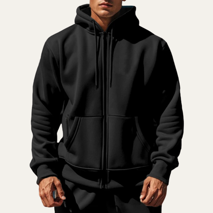 Men's Warm Zip Hoodie Jacket
