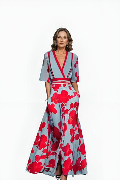 Women's Floral Wrap Dress