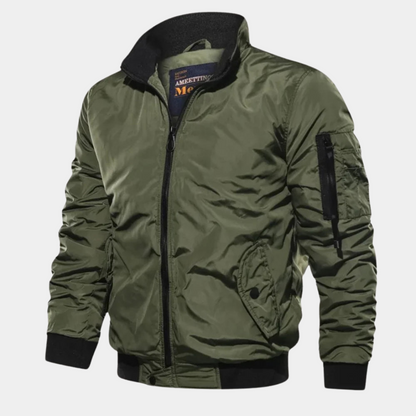 Lars Men's Windproof Bomber Jacket