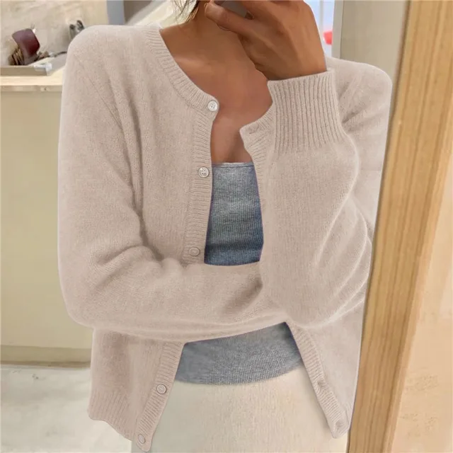 Ruby | Women’s Winter Button Front Long Sleeve Cardigan