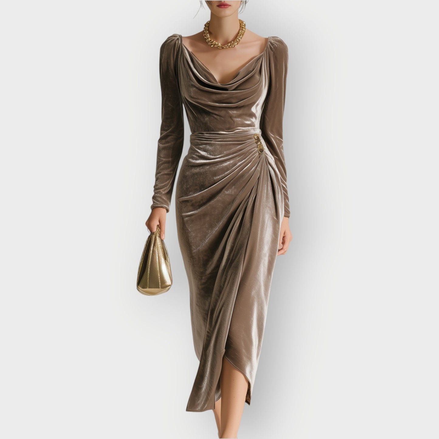 Women's Midi Dress Elegance