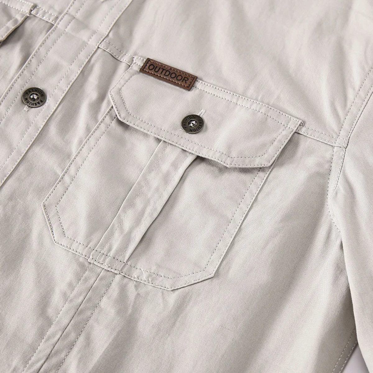 Men's Cotton Cargo Shirt