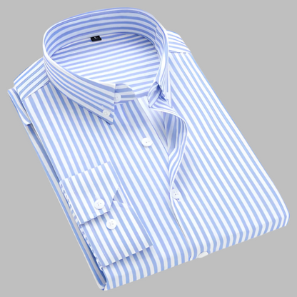 Men's Plaid Cotton Dress Shirt