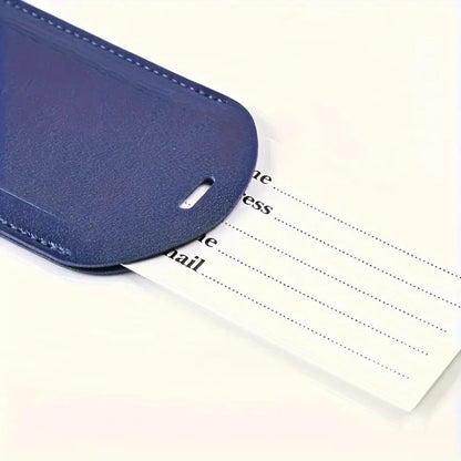 Leather Luggage Tag Personalized