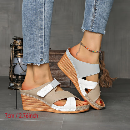 Women's Wedge Slide Sandals