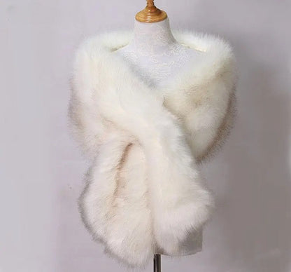 Isabella Women's Draped Plush Shawl Wrap
