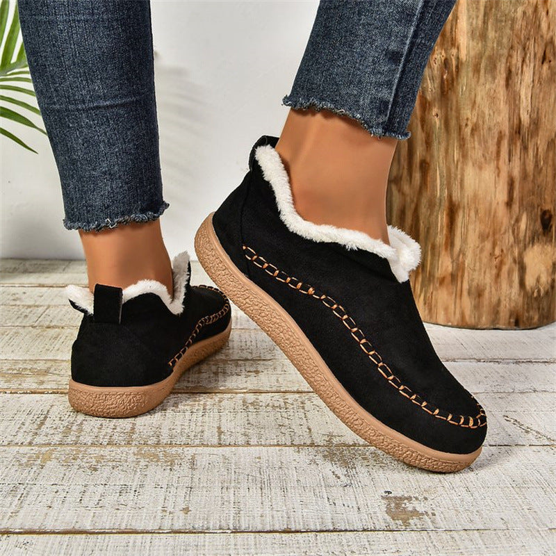 Women's Winter Boots Faux Fur Insulated Black