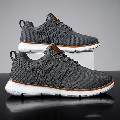 Men's Lace-Up Knit Sneakers