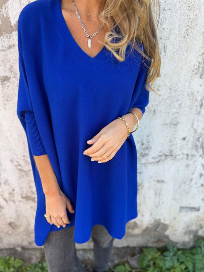 Charlotte | Women’s Summer V Neck Tunic Top