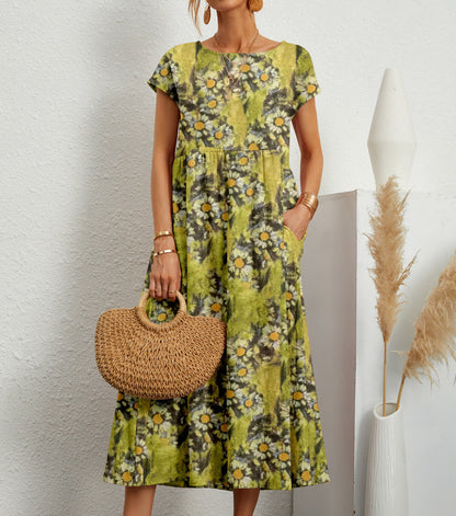 Women's Floral Dress Elegant Occasion Wear