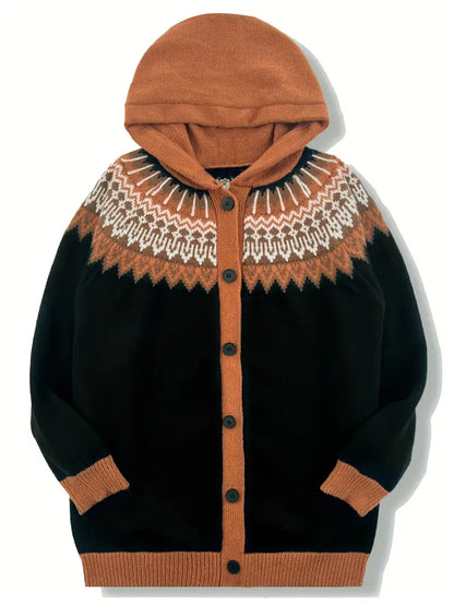 Women's Patterned Cardigan Sweater