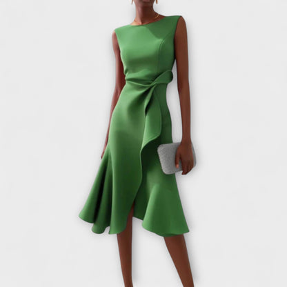 Women's Asymmetric Midi Dress
