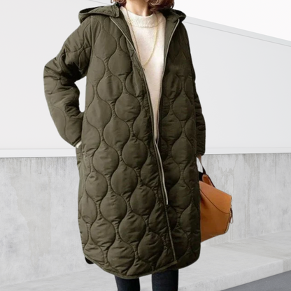 Women's Longline Zip Coat