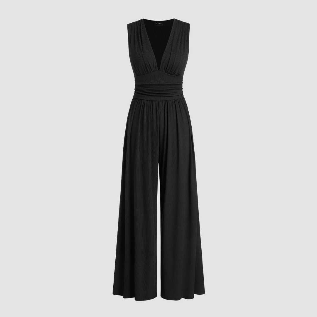 Women's Stretch Jumpsuit Wide Leg Comfortable