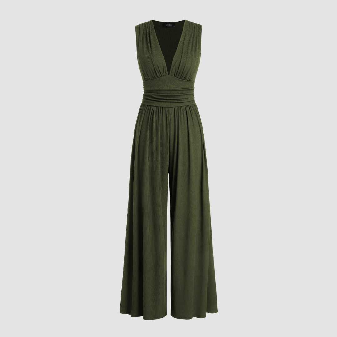 Women's Stretch Jumpsuit Wide Leg Comfortable