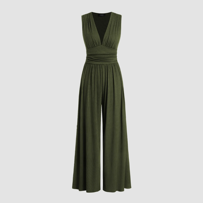 Women's Stretch Jumpsuit Wide Leg Comfortable