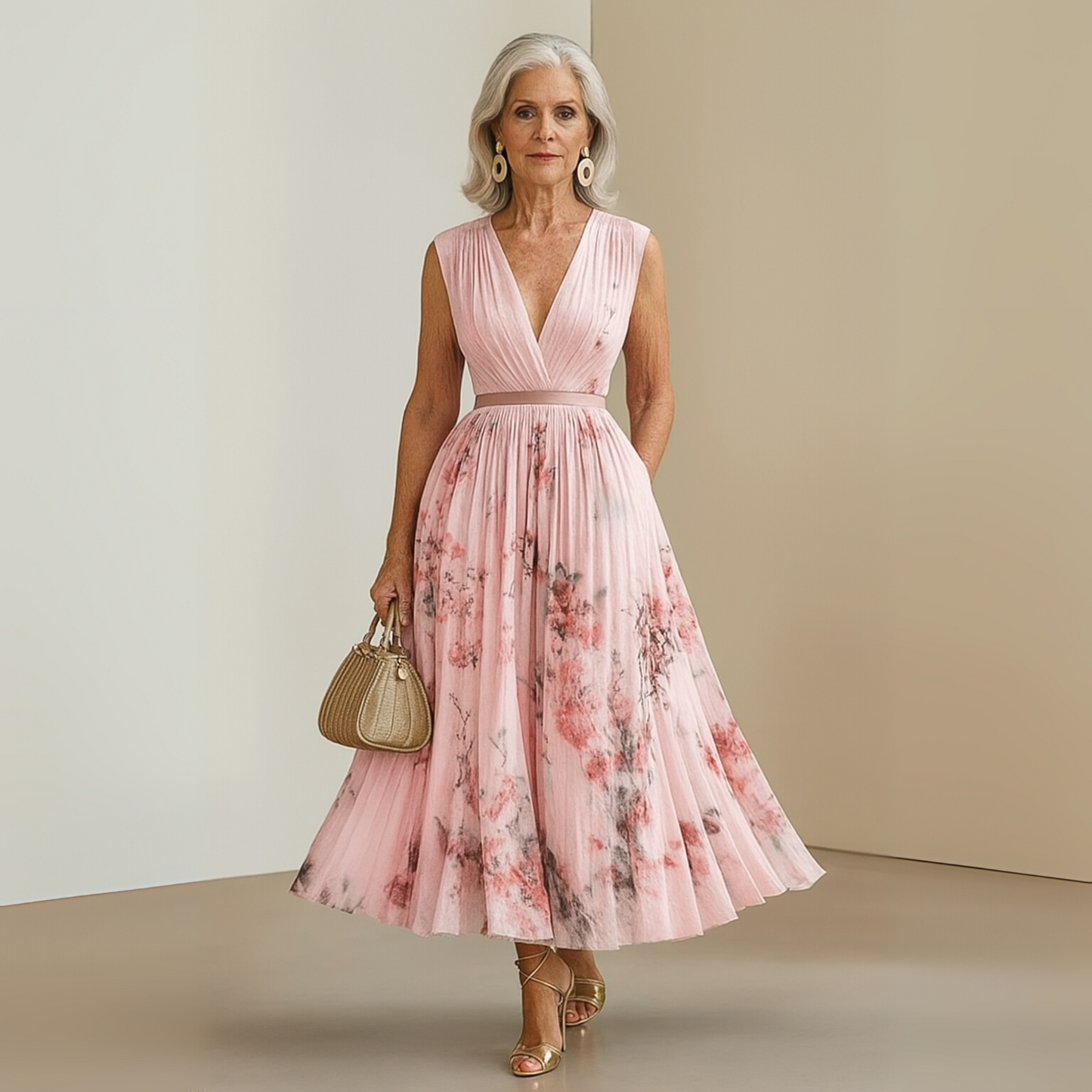 Women's Sleeveless Maxi Dress Lightweight Summer