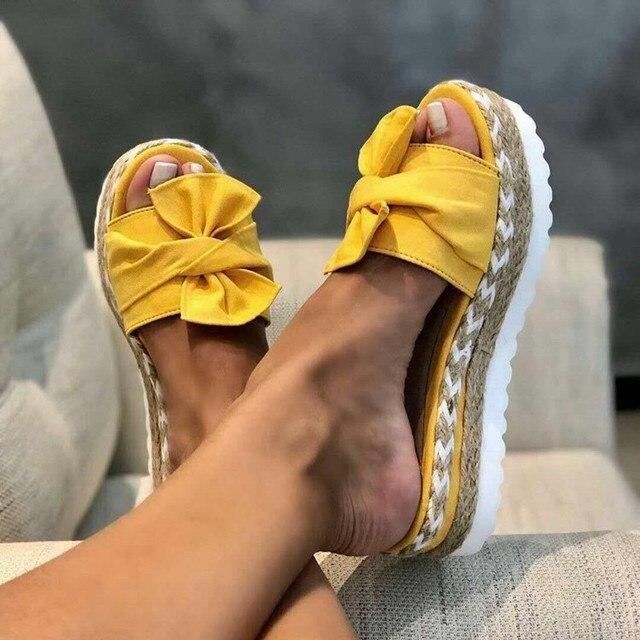 Nina Women's Woven Wedge Sandals