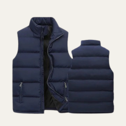 Men's Padded Winter Puffer Gilet