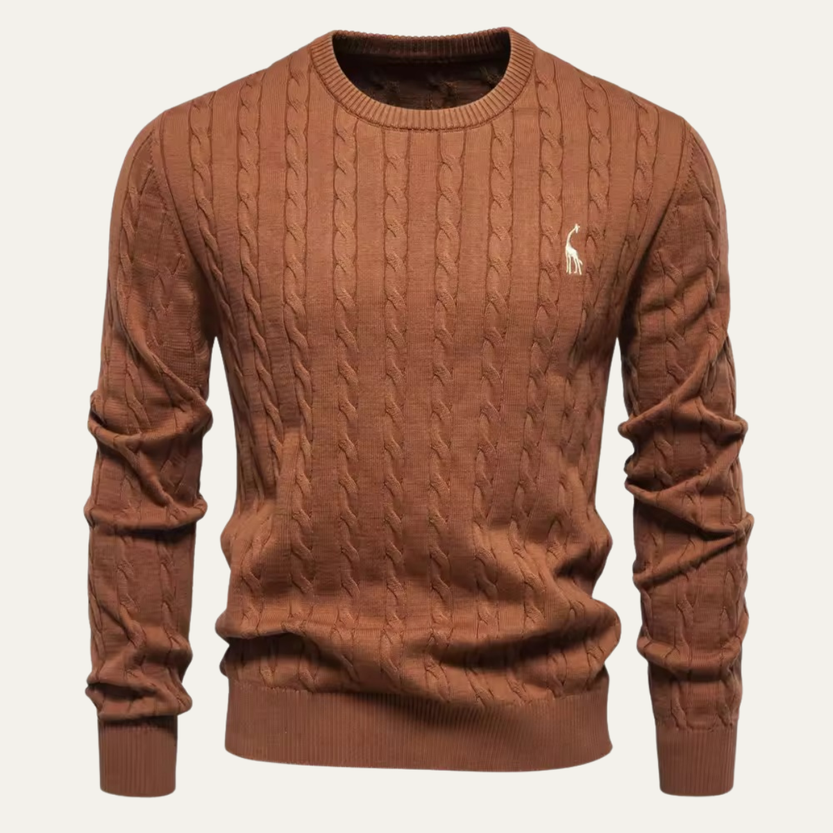 Men's Classic Cotton Cable Knit Sweater