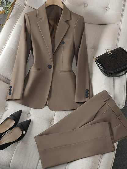 Women's Classic Blazer Suit Jacket - Fashinoza