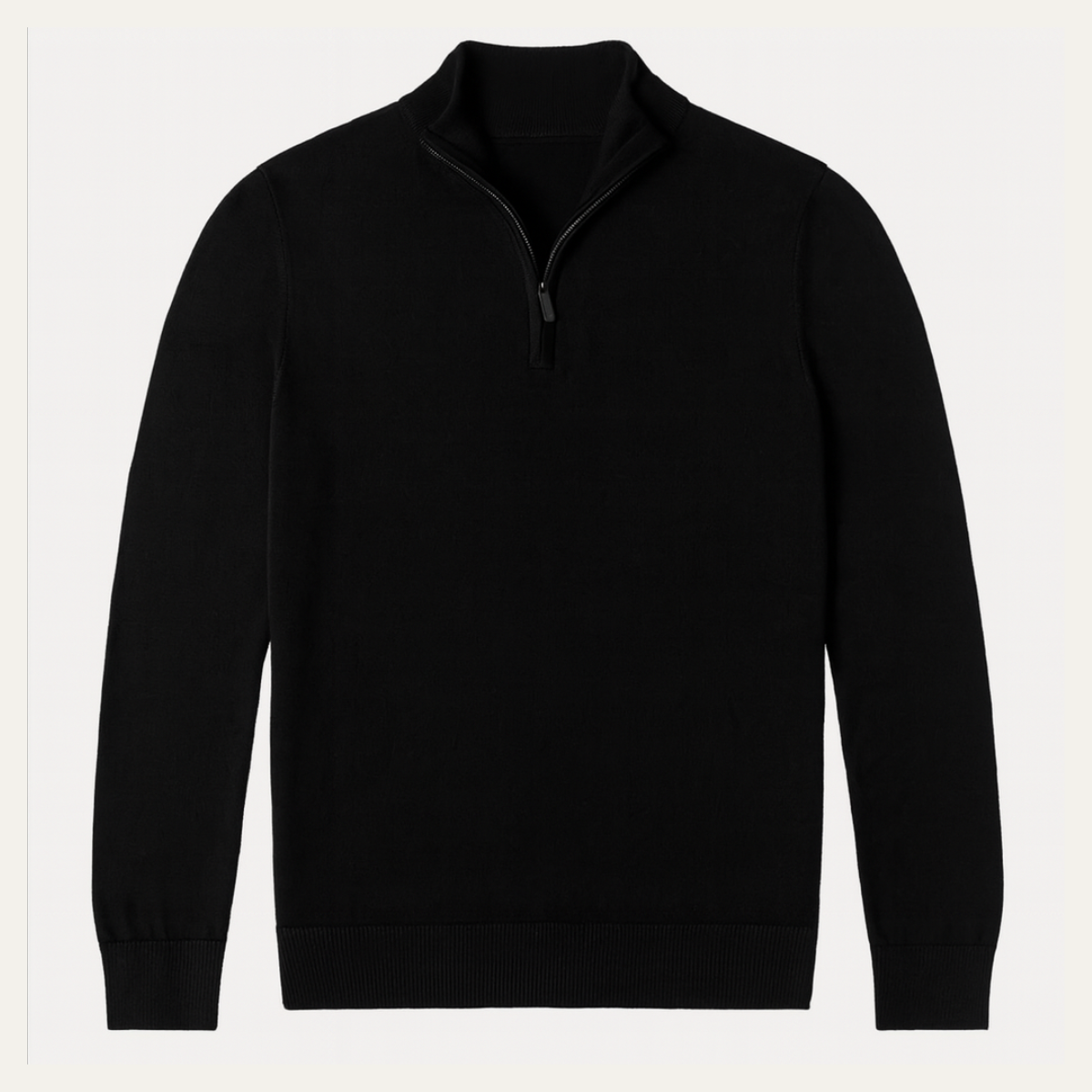 Men's Slim Fit Quarter Zip Casual Sweater - Fashinoza