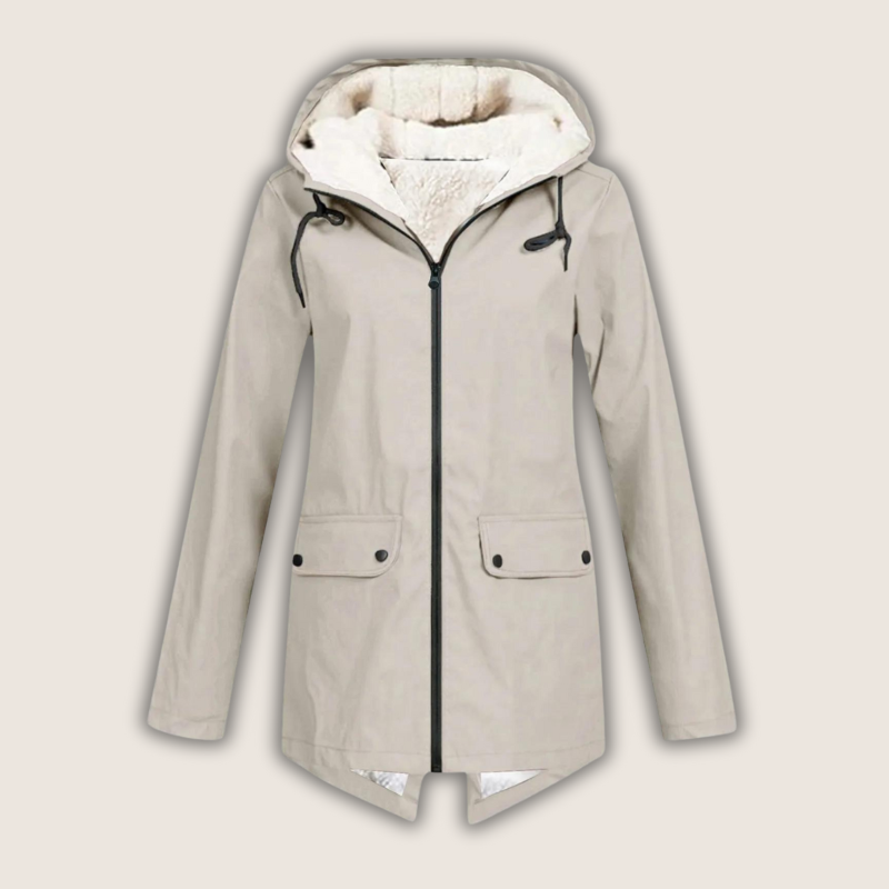 Women's Hooded Zip Winter Jacket
