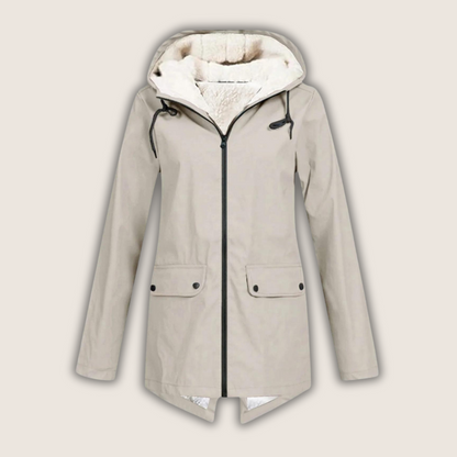 Women's Hooded Zip Winter Jacket