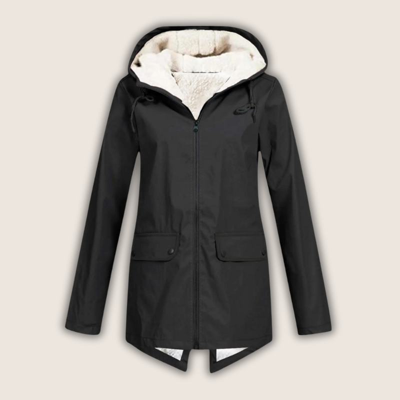 Women's Hooded Zip Winter Jacket