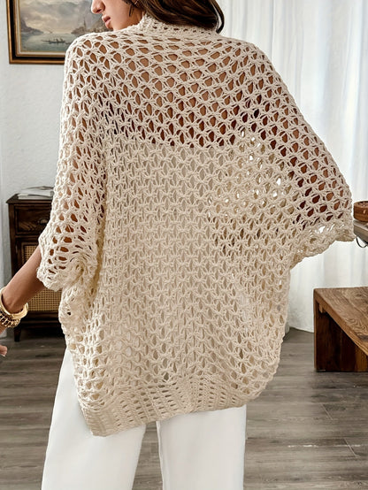 Women's Open Knit Cardigan