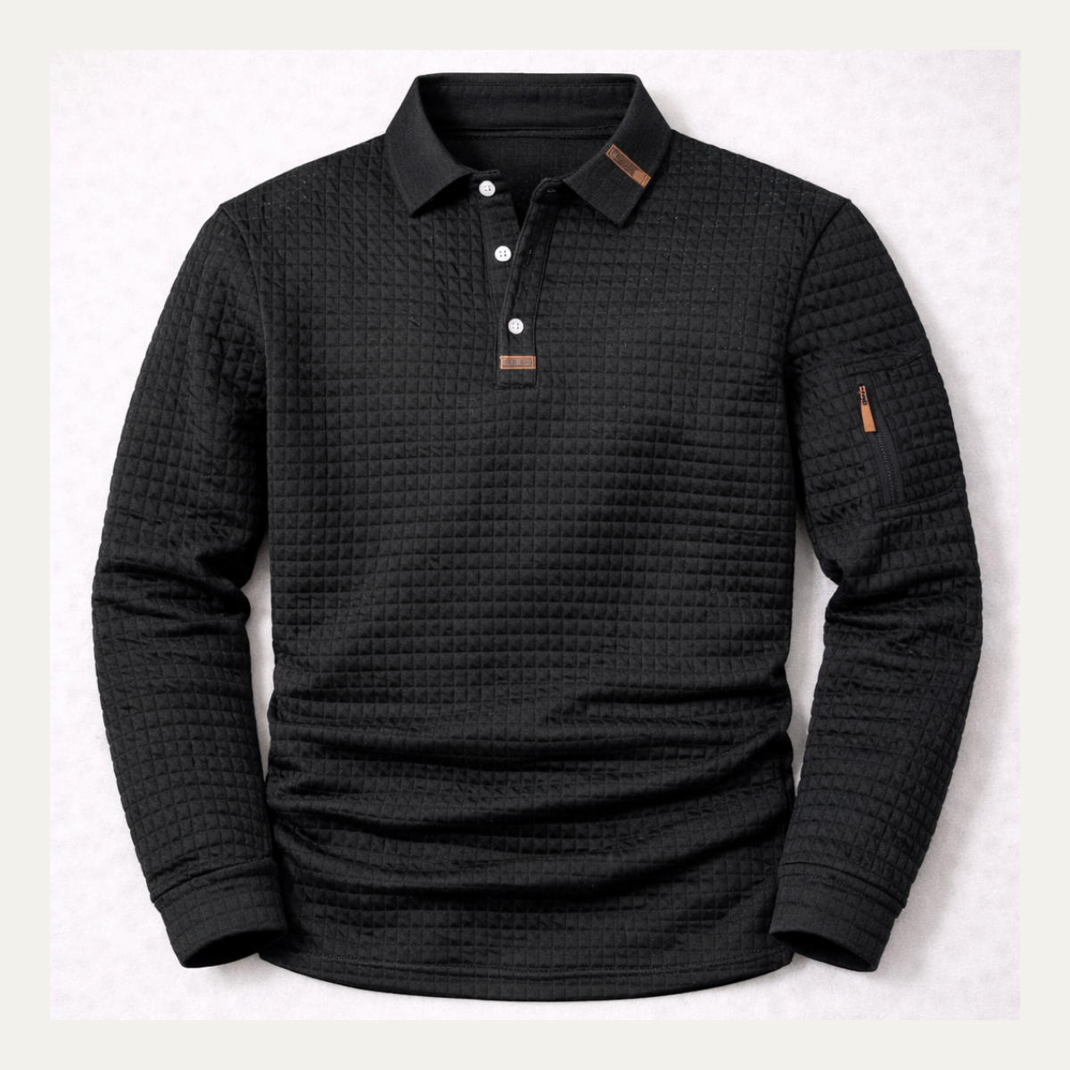 Men's Long Sleeve Golf Polo Quick Dry Shirt - Fashinoza