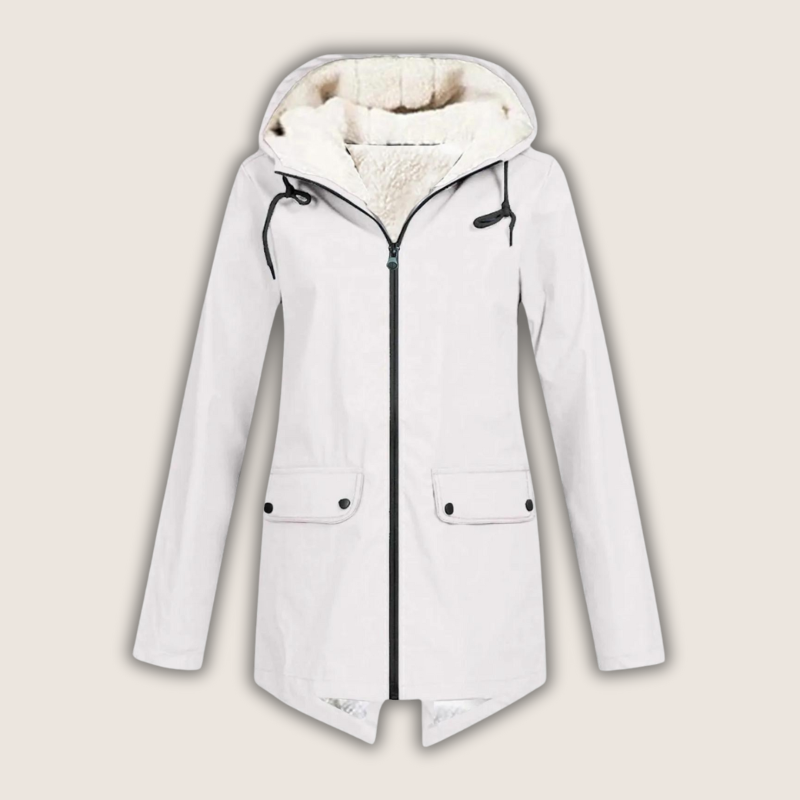 Women's Hooded Zip Winter Jacket