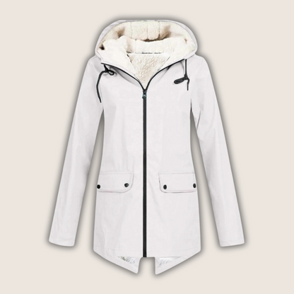 Women's Hooded Zip Winter Jacket