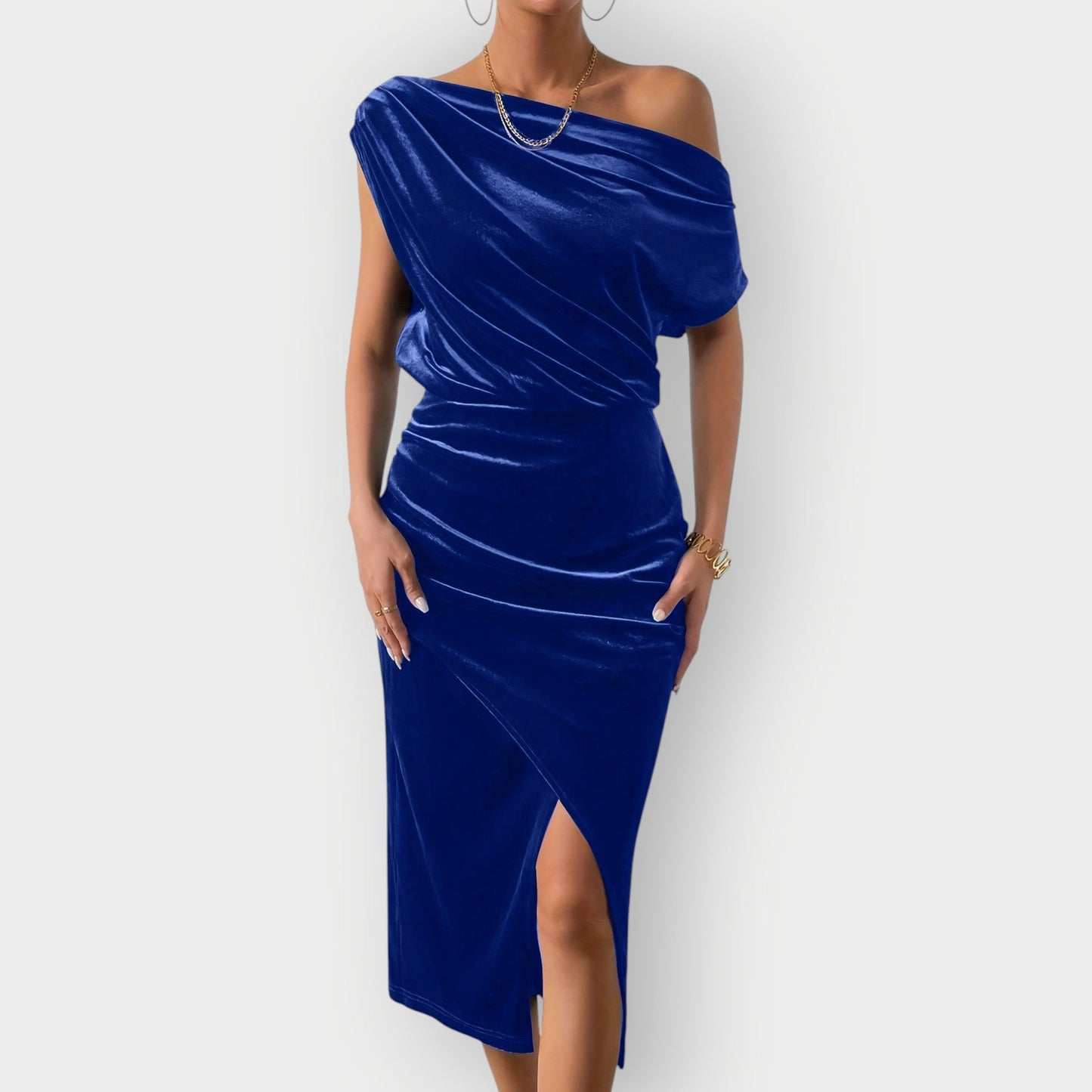 Women's Off Shoulder Midi Dress