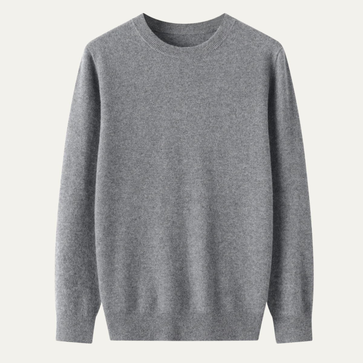 Men's Merino Wool O Neck Sweater