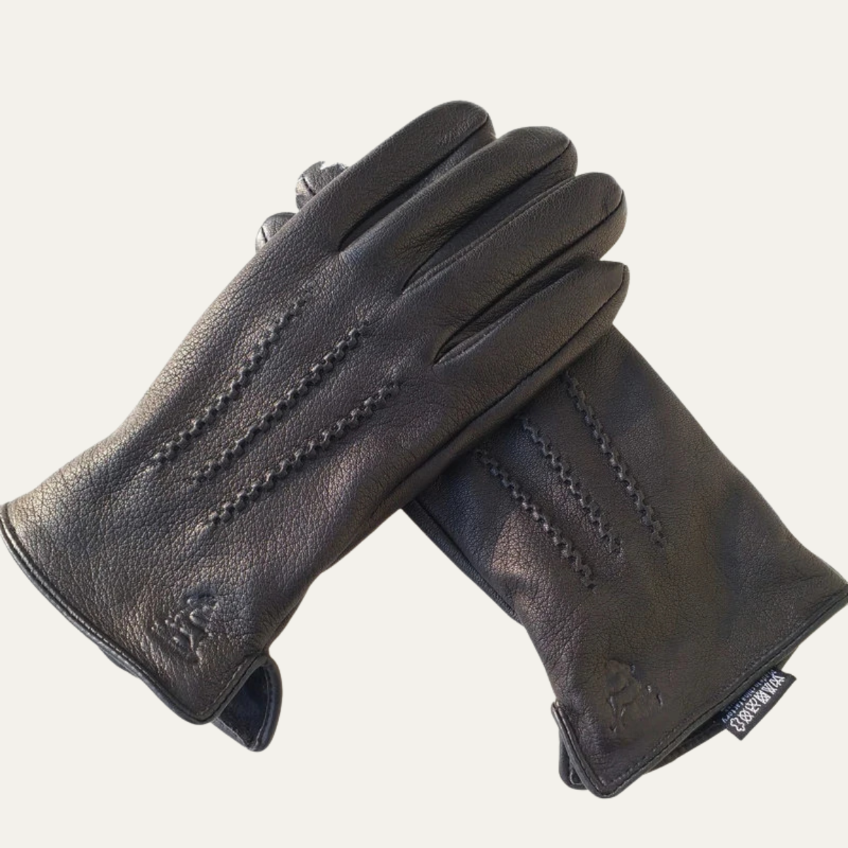Men's Leather Winter Gloves - Fashinoza