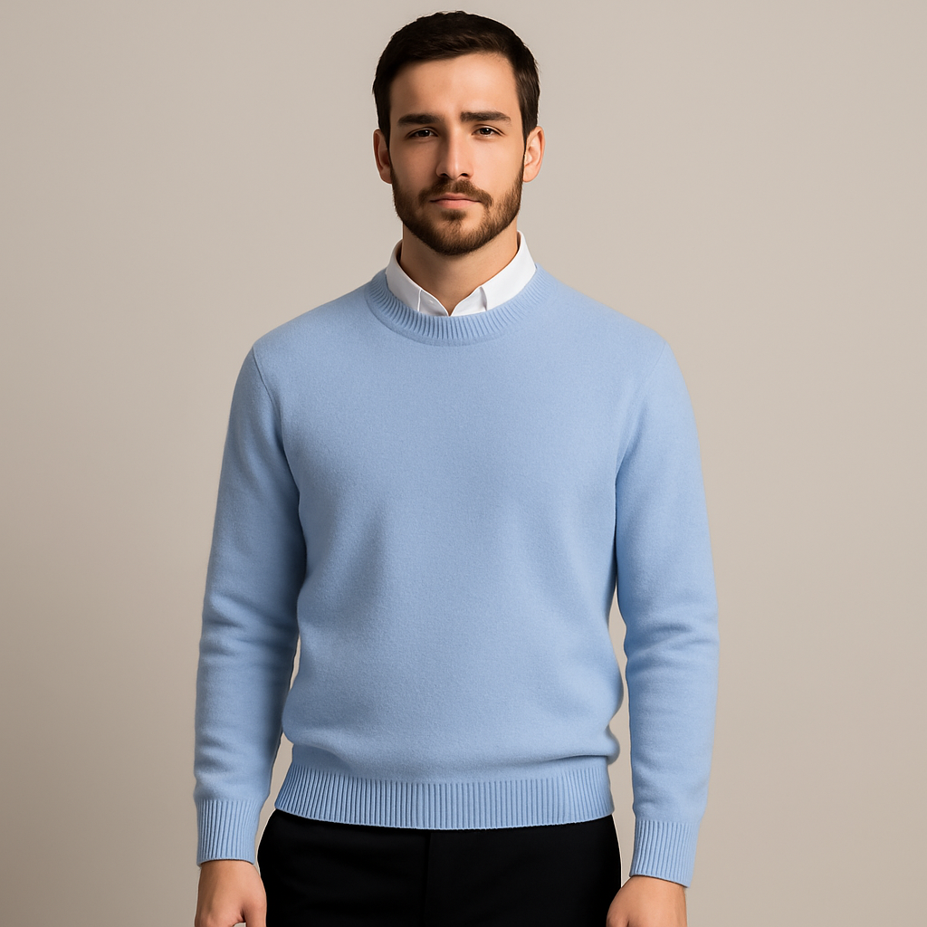 Men's Wool Sweater Oversized - Fashinoza