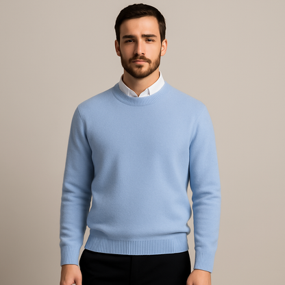 Men's Wool Sweater Oversized - Fashinoza