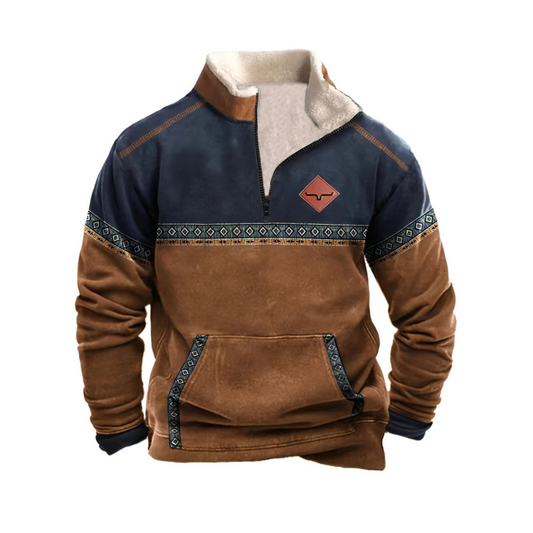 Men's Warm Wool Sweater - Fashinoza
