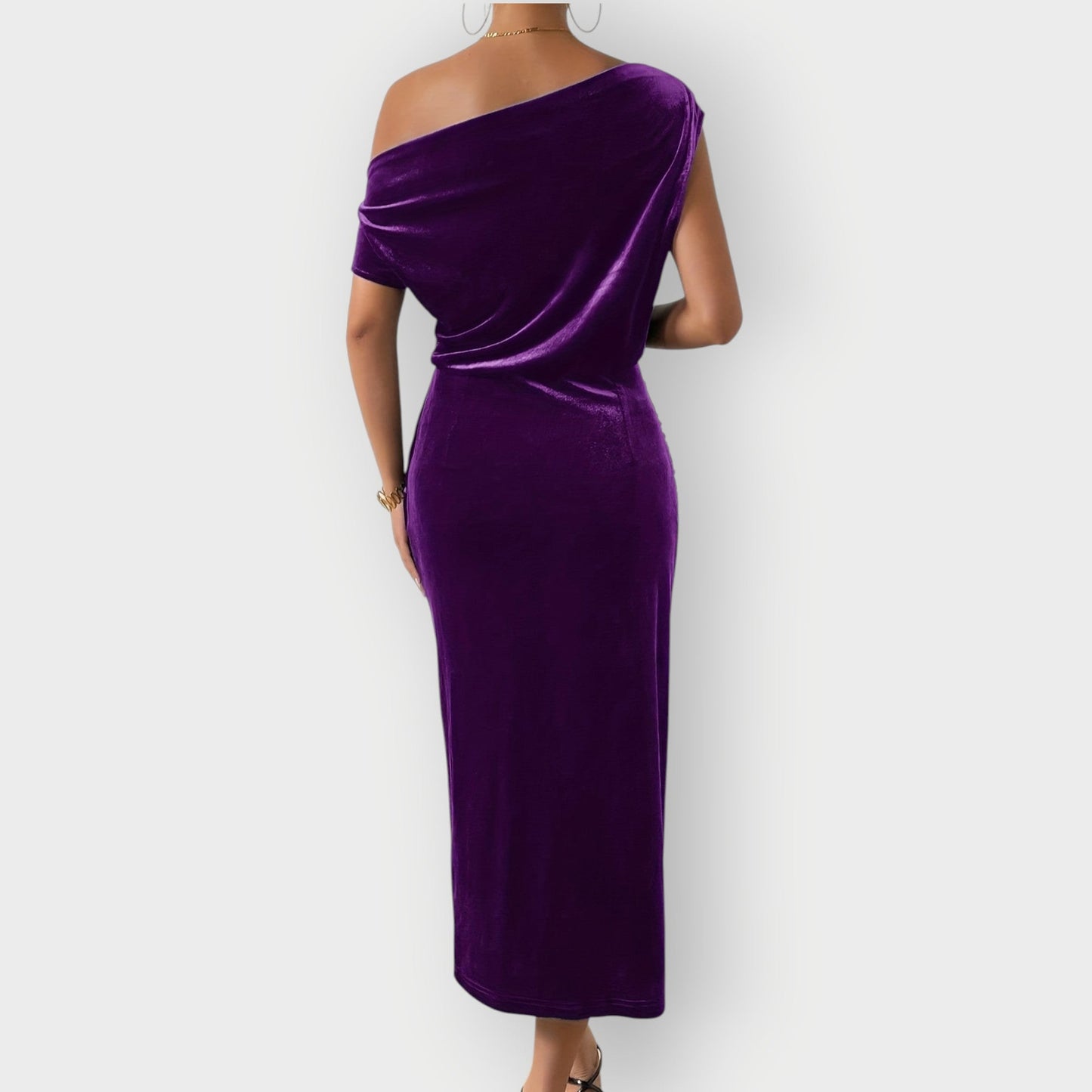 Women's Off Shoulder Midi Dress